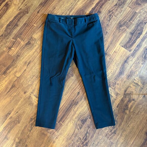 Loft - Curvy Skinny Ankle - Size 10 - Women’s Trousers Work Pants - Black - Picture 2 of 5
